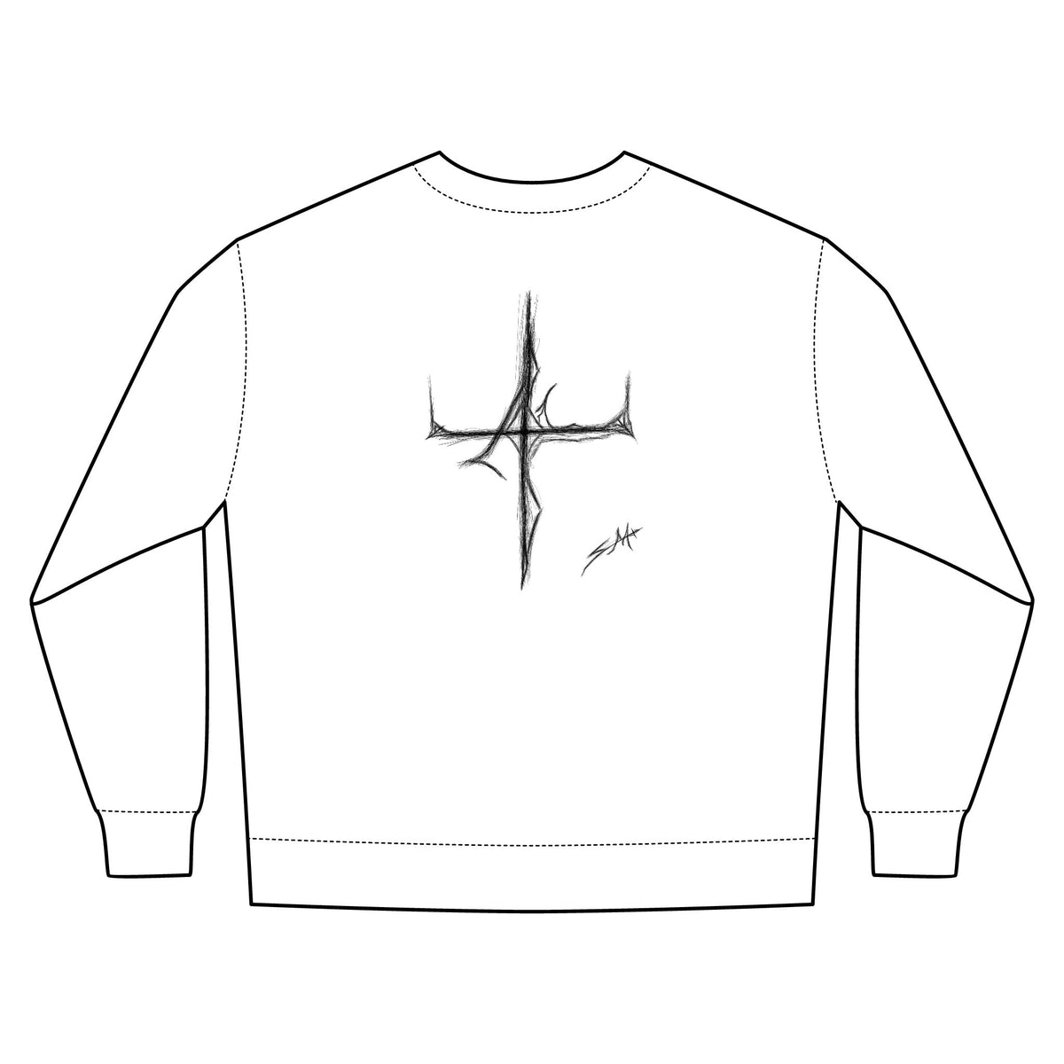 Lapsum Potentia Sweatshirt | Cross of Pain One SM Premium Graphics